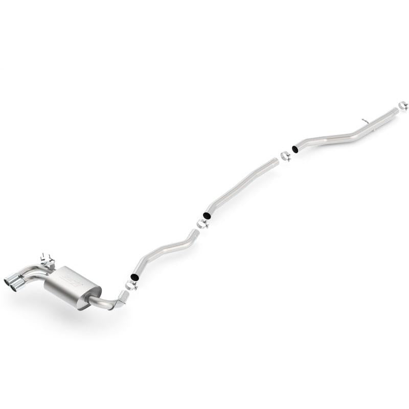 Borla S-Type Catback Exhaust - 2012-2016 BMW 328i Sedan 2.0L AT/MT RWD