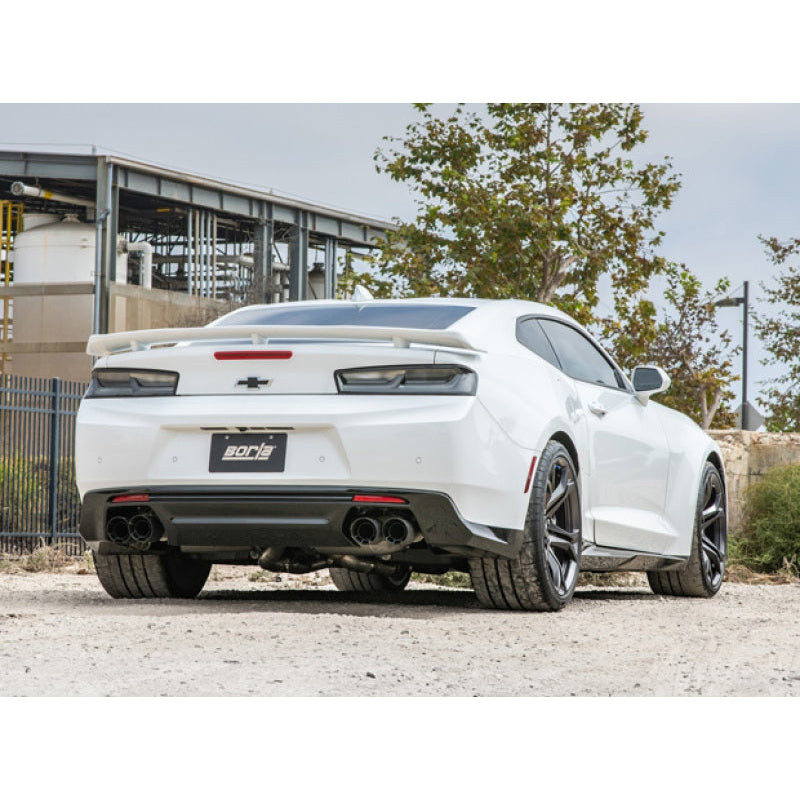 Borla 17-18 Chevrolet Camaro ZL1 6.2L V8 Atak Catback Exhaust w/ Dual Mode Valves CF Black Anod - T1 Motorsports