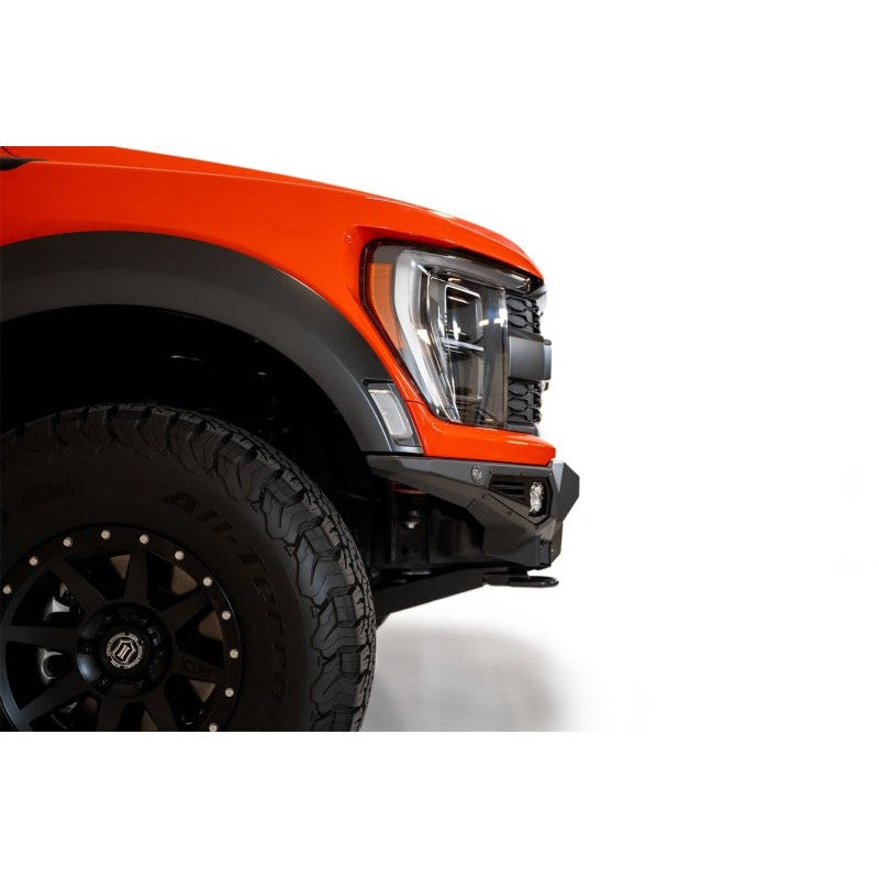Addictive Desert Designs 2021+ Ford Raptor Bomber Front Bumper w/ 3 Baja Designs LP6 Light Mounts