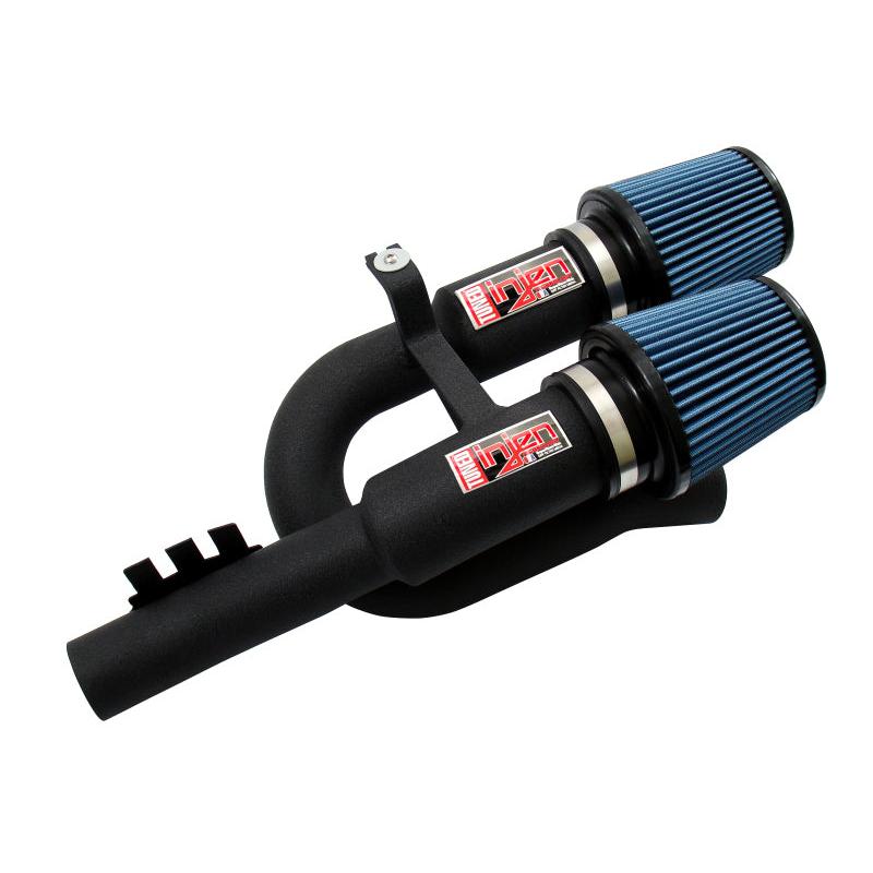 Injen 07-09 335i E92 / 08-09 135i E82 3.0L L6 Twin intake Wrinkle Black Short Ram Intake - T1 Motorsports
