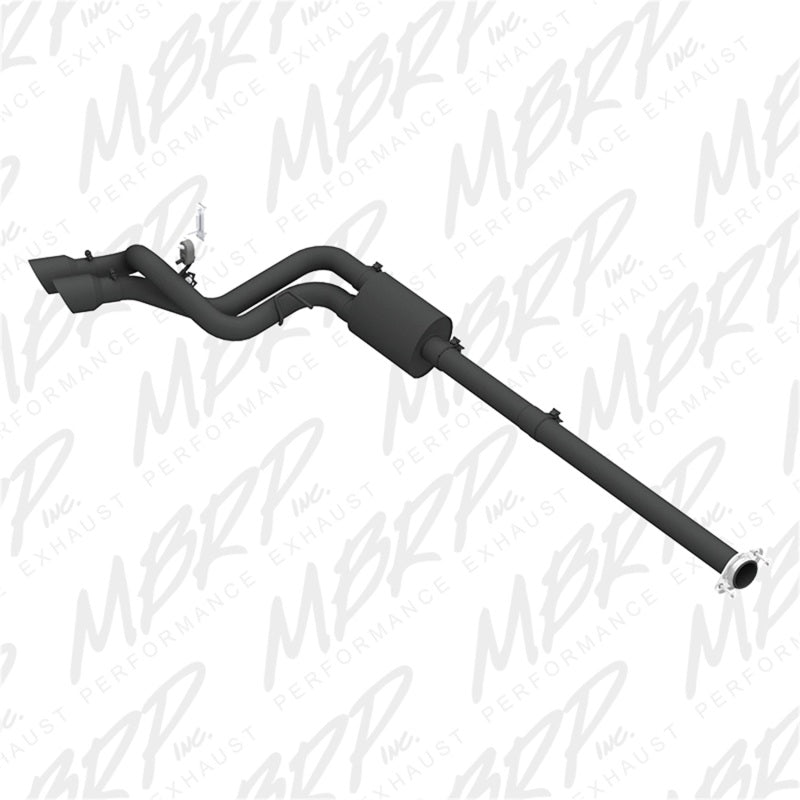 MBRP 09-14 Ford F150 Pre-Axle 4.5in OD Tips Dual Outlet 3in Black Coated Cat Back Exhaust - T1 Motorsports