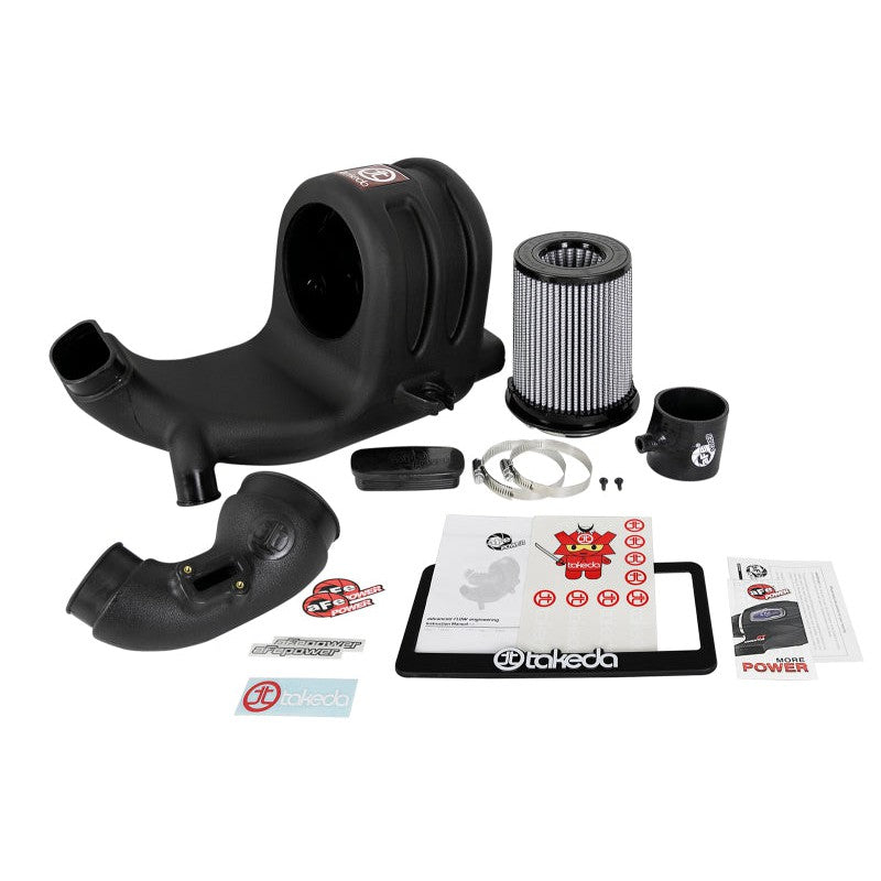 aFe Takeda Momentum Pro DRY S Cold Air Intake System 15-18 Honda Fit I4-1.5L