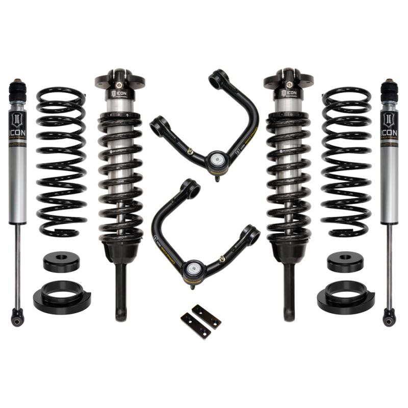 Icon 03-09 GX470 0-3.5in STAGE 2 SUSPENSION SYSTEM W/ TUBULAR UCA - T1 Motorsports