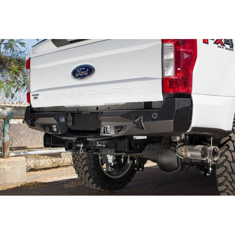 Addictive Desert Designs 17-18 Ford F-250 Raptor Stealth Fighter Rear Bumper w/ Backup Sensor Cutout