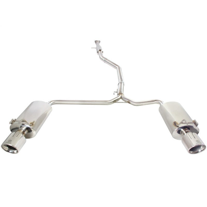 aFe Takeda Exhaust 304SS Dual Cat-Back w/ Polished Tips 13-17 Honda Accord LX/EX/EX-L Sedan L4 2.4L