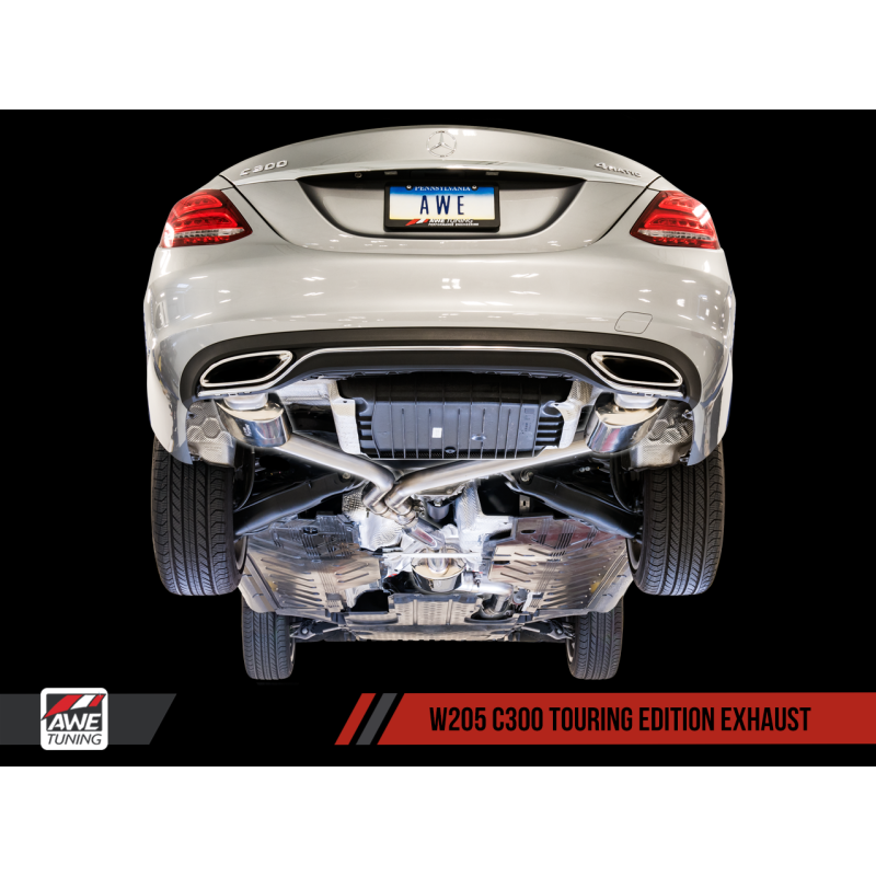 AWE Tuning Mercedes-Benz W205 C300 Touring Edition Exhaust