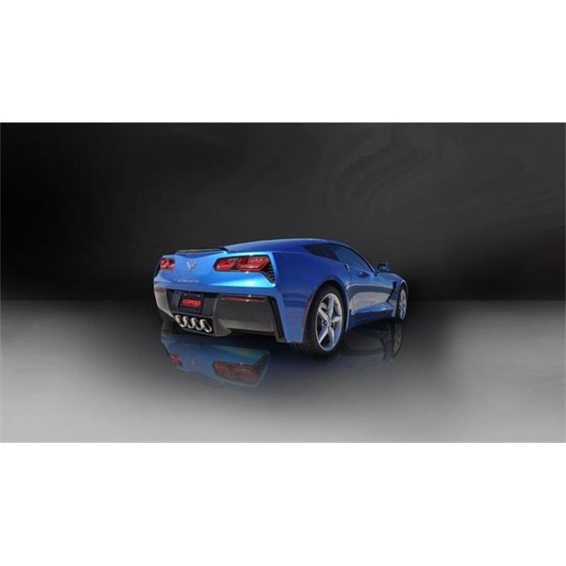 Corsa Sport Valve-Back Exhaust w/ Polished Tips - 2014-2019 Corvette C7 Coupe 6.2L V8