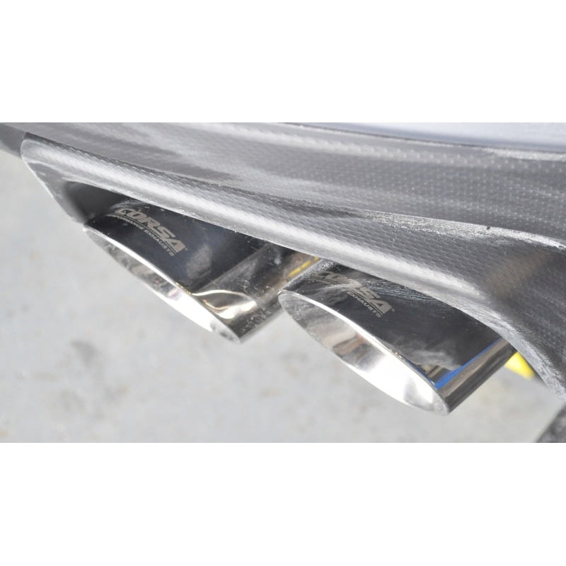 Corsa Sport Cat Back Exhaust w/Polished Quad 3.5in Tips - 2015-2021 Subaru WRX