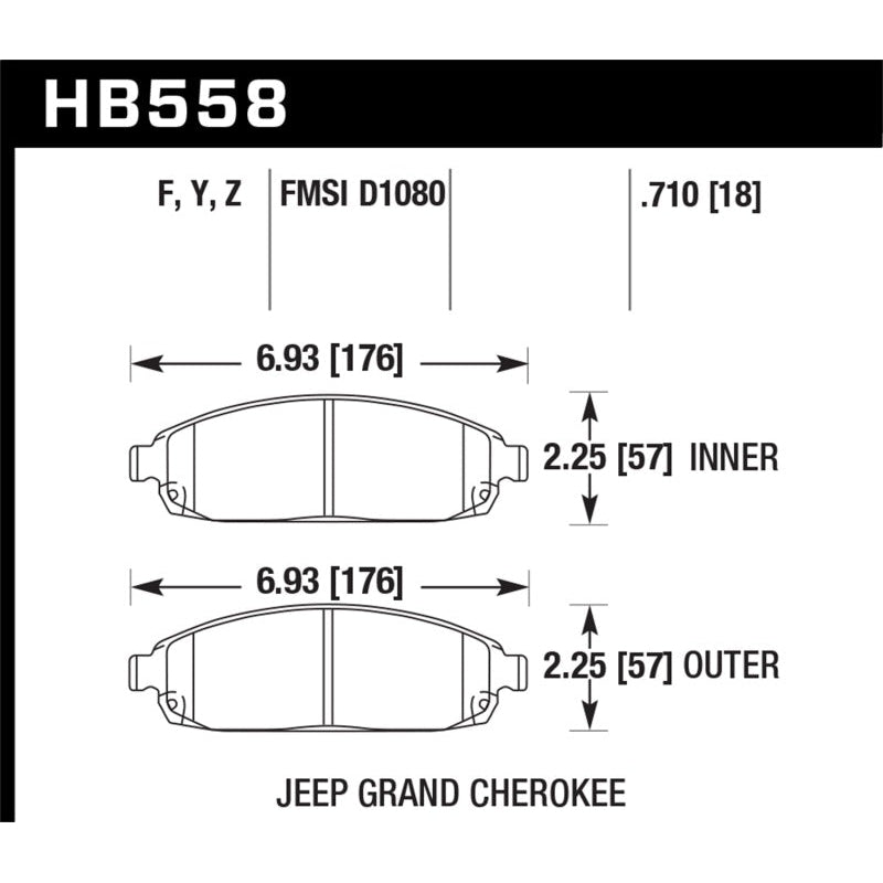 Hawk HPS Street Brake Pads - T1 Motorsports
