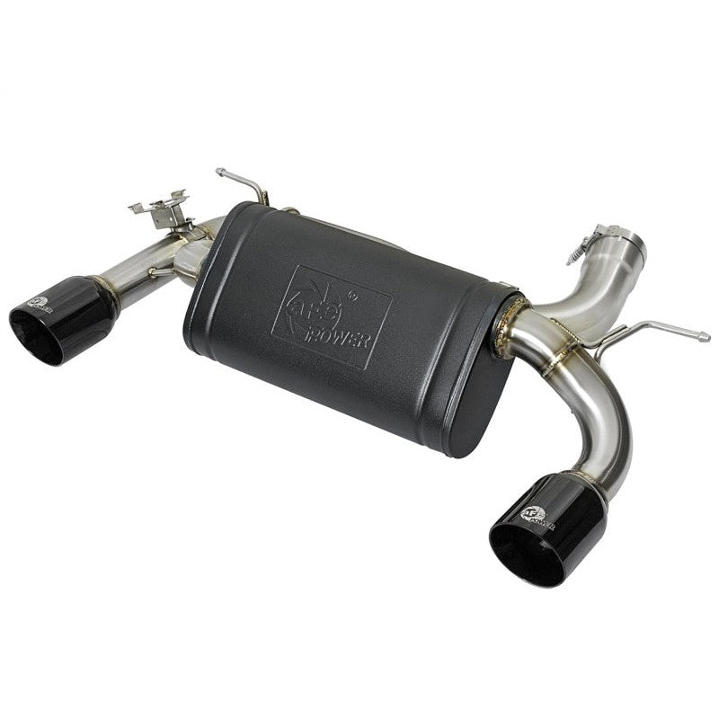 aFe MACHForce XP Exhausts Axle-Back 12-15 BMW 335i 3.0T (SS w/Black Tips)