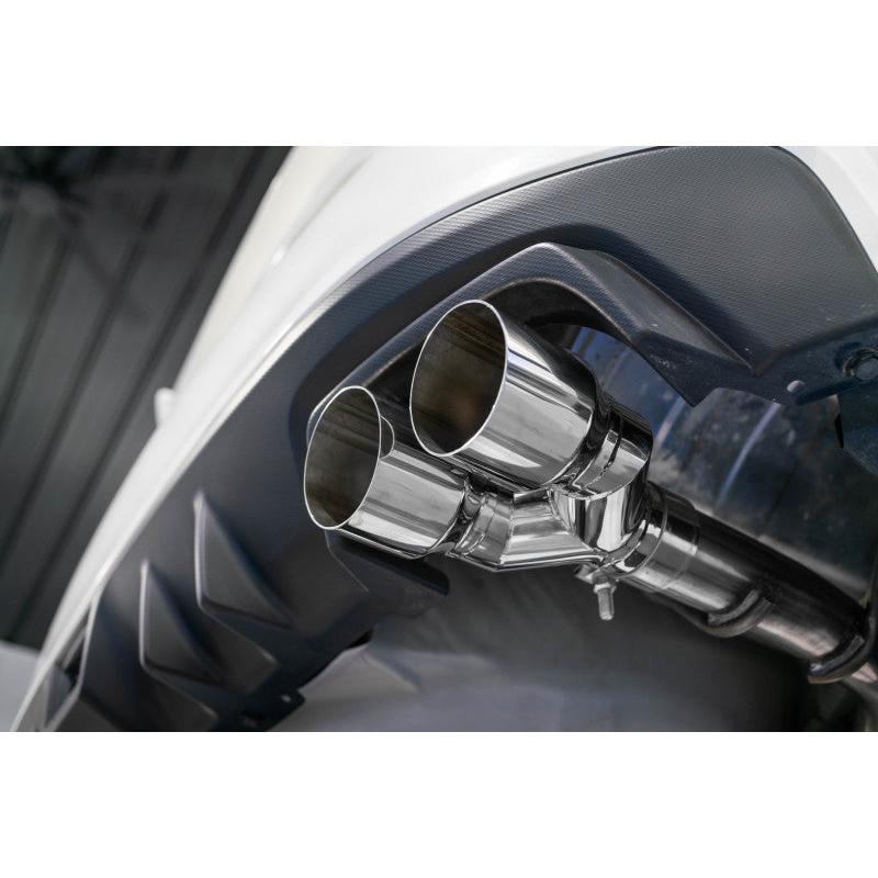 MBRP 15-19 Subaru WRX 2.0L/STI 2.5L 2.5in Dual Split Rear Exit w/ 3.5in CF Tips - T304 - T1 Motorsports