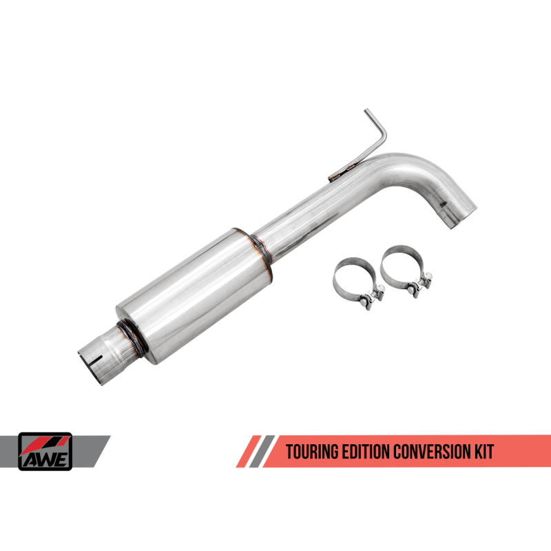 AWE Tuning Volkswagen GTI MK7.5 2.0T Touring Edition Exhaust w/Chrome Silver Tips 102mm