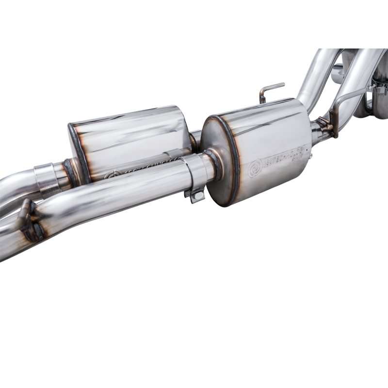 AWE 16-22 Toyota Tacoma 0FG Catback Exhaust w/ BashGuard - Dual Chrome Silver Tips
