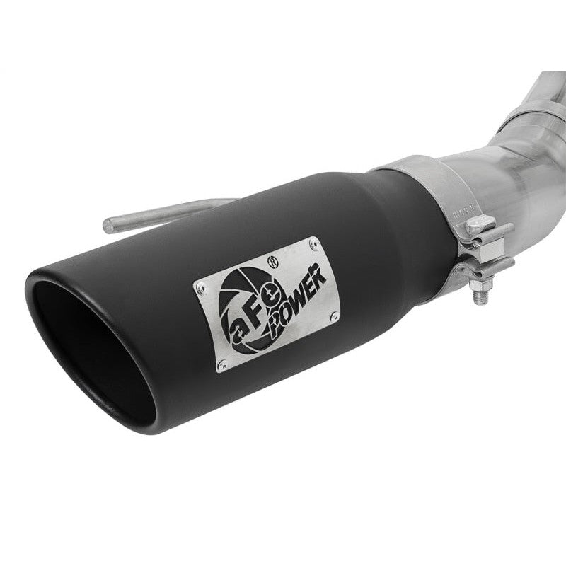aFe MACH Force-Xp 3in to 3-1/2in 304 SS Cat-Back Exhaust w/Black Tip 17-18 Ford F-150 Raptor V6 3.5L