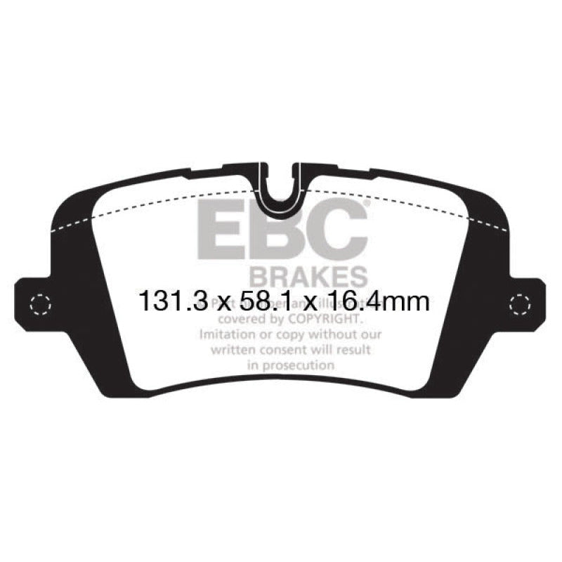EBC 13+ Land Rover Range Rover 3.0 Supercharged Extra Duty Rear Brake Pads - T1 Motorsports