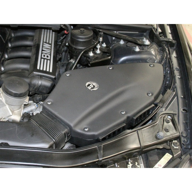 aFe MagnumForce Stage 2 Si Intake System Pro 5 R Black 06-12 BMW 3 Series E9x L6 3.0L Non-Turbo