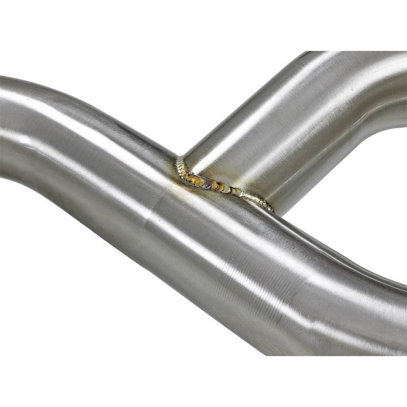 aFe MACHForce XP 08-13 BMW 135i L6-2.0L N54/N55 3in. 304 SS Axle-Back Exhaust w/Polished Tips