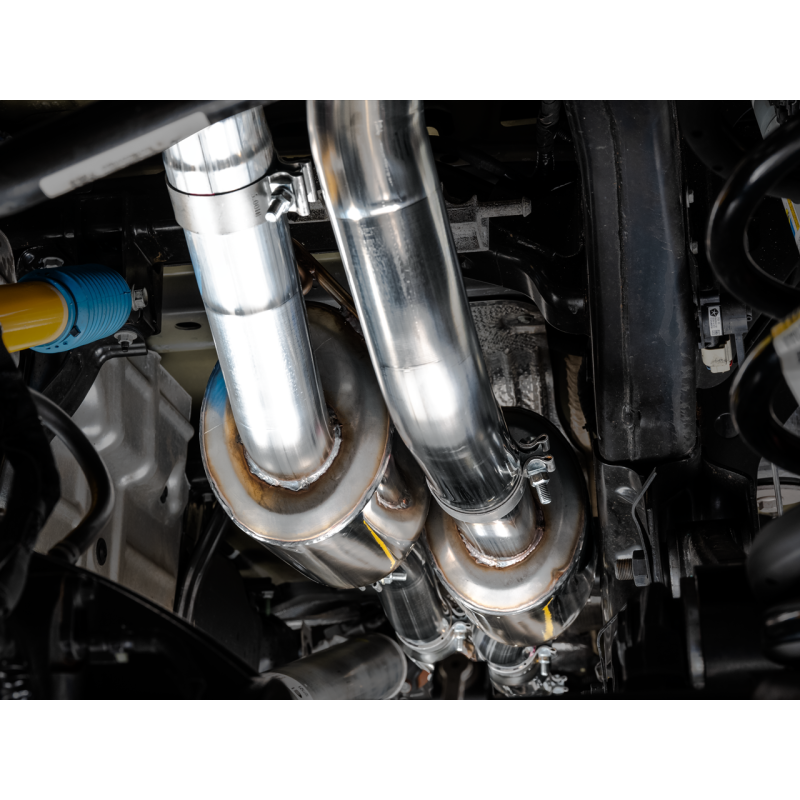 AWE Tuning 2021 RAM 1500 TRX 0FG Cat-Back Exhaust - Diamond Black Tips