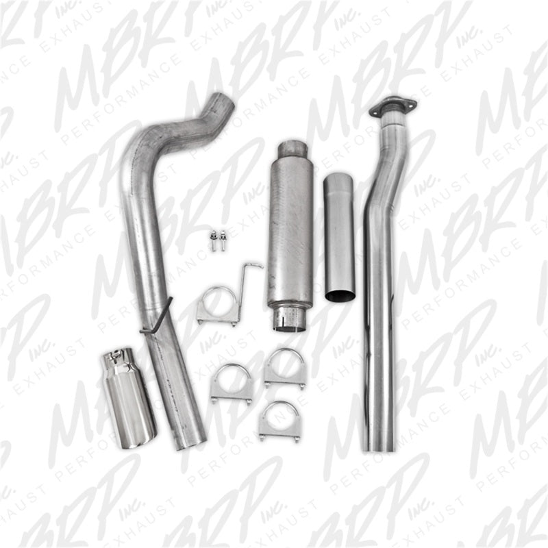 MBRP 11-13 Ford F-150 3.5L V6 EcoBoost 4in Cat Back Single Side Alum Exhaust System - T1 Motorsports