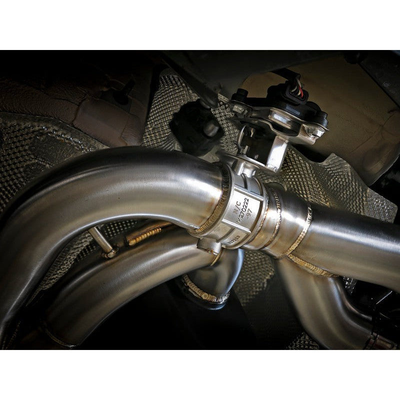 aFe 20-22 Audi RS6 Avant V8 4L (tt) MACH Force-Xp 3in to 2.5in 304 SS Cat-Back Exhaust w/ Carbon Tip