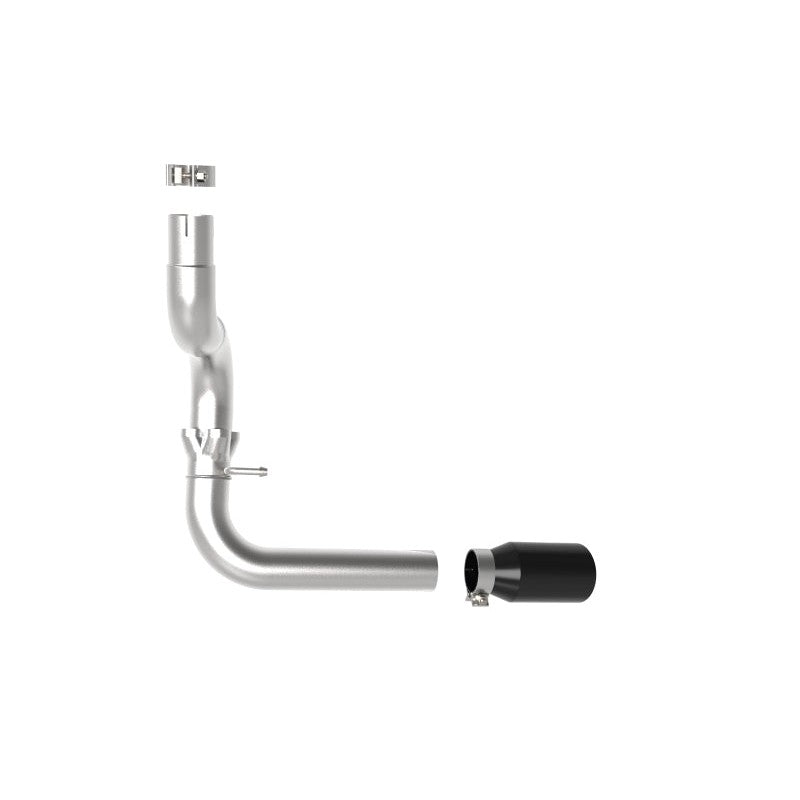 aFe 20-21 Jeep Wrangler Large Bore-HD 3in 304 Stainless Steel DPF-Back Exhaust System - Black Tip