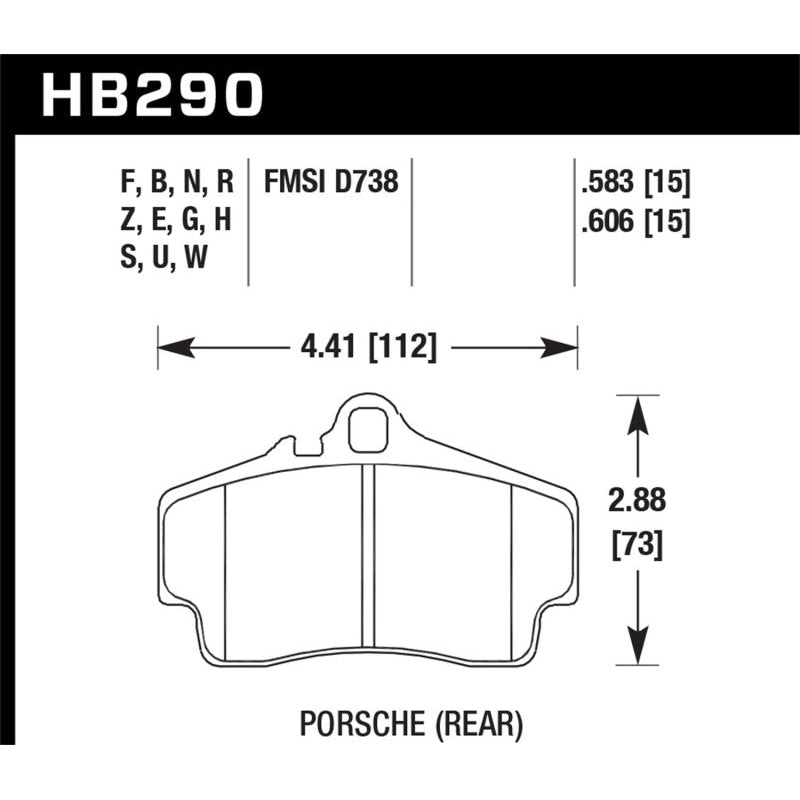 Hawk 98-08 Porsche 911 Carrera 2 / 07-08 Boxster S / 06-08 Cayman S Rear DTC-60 Race Brake Pads - T1 Motorsports