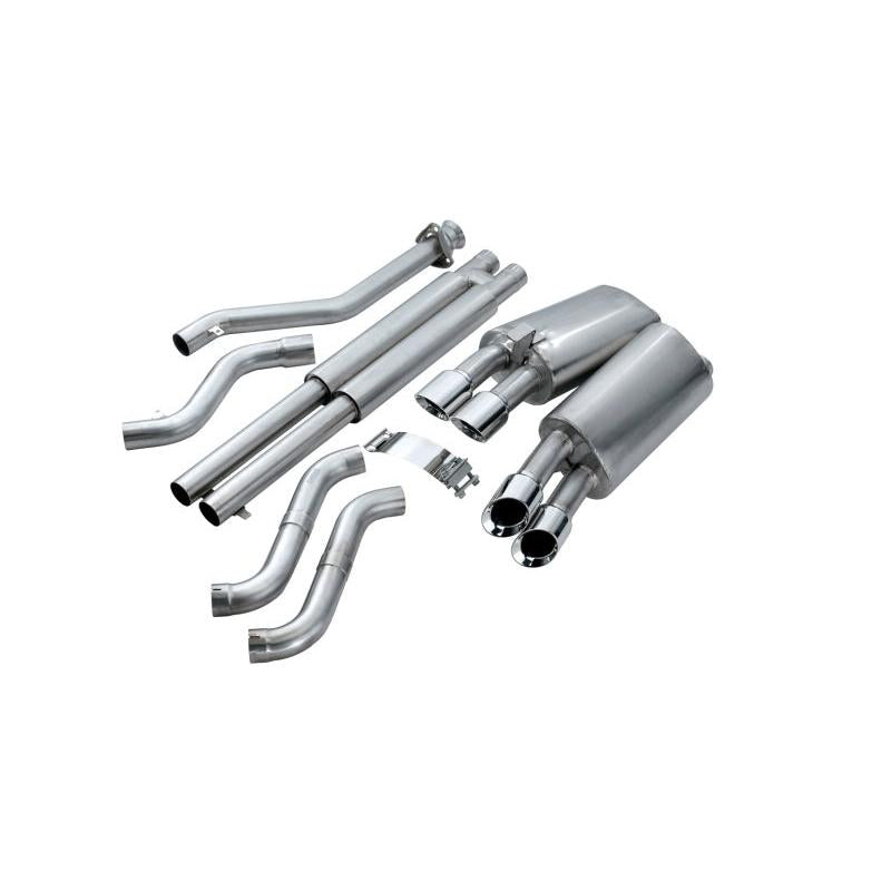 Corsa Sport Cat-Back Exhaust (Polished Tips) - 1996 Chevrolet Corvette C4 5.7L V8 LT4