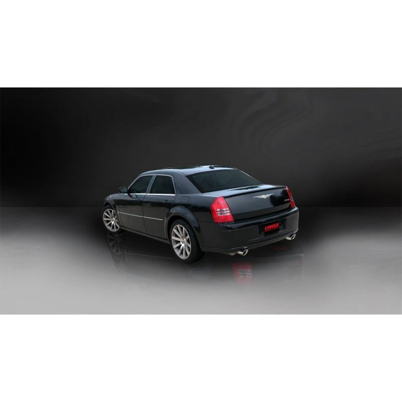 Corsa Xtreme Cat-Back Exhaust w/ Polished Tips - 2005-2010 Dodge Charger SRT-8 6.1L V8