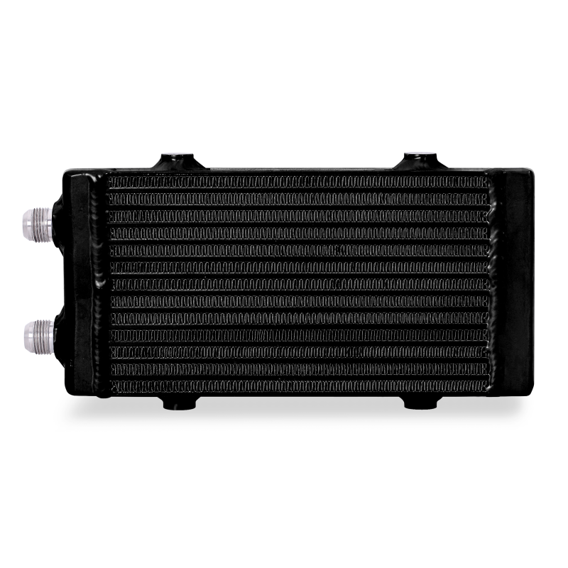 Mishimoto Universal Small Bar and Plate Dual Pass Black Oil Cooler - T1 Motorsports