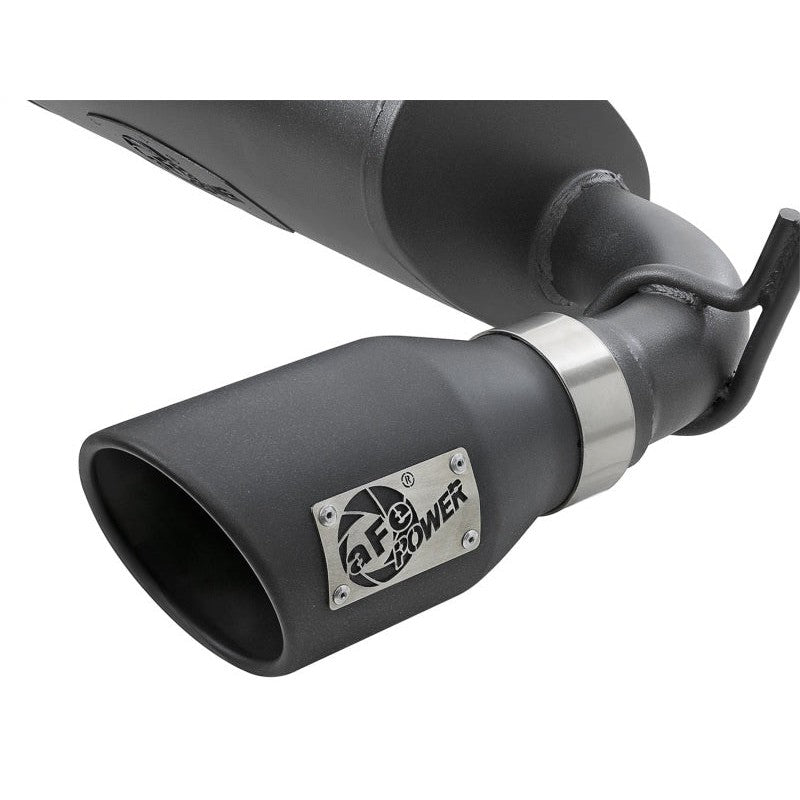 aFe Rebel Series 2.5in 409 SS Cat-Back Exhaust w/ Black Tips 2007+ Jeep Wrangler (JK) V6 3.6L/3.8L