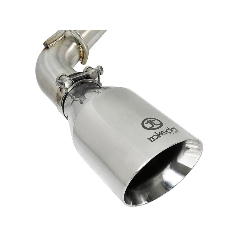 aFe POWER Takeda 2.5in 304 SS Axle-Back Exhaust w/ Polished Tips 17-19 Infiniti Q60 V6-3.0L (tt)