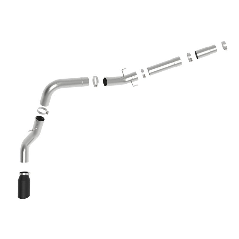 aFe Large-Bore HD 5in 409SS DPF-Back Exhaust System w/Black Tip 19-20 Ram Diesel Trucks L6-6.7L (td)