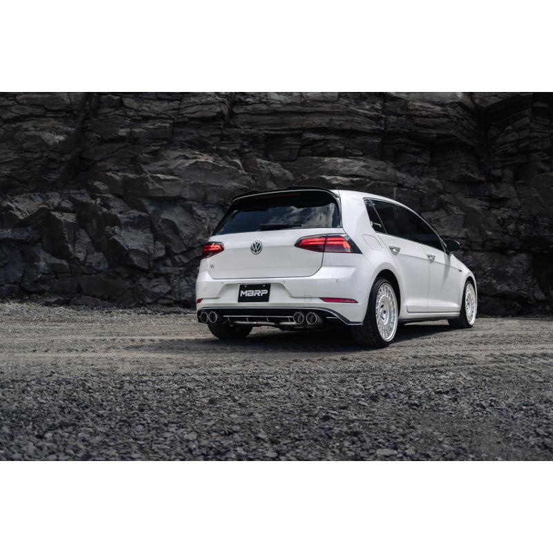 MBRP 15-19 VW Golf R MK7/MK7.5 3in T304 Cat Back Exhaust w/ Carbon Fiber Tips - T1 Motorsports