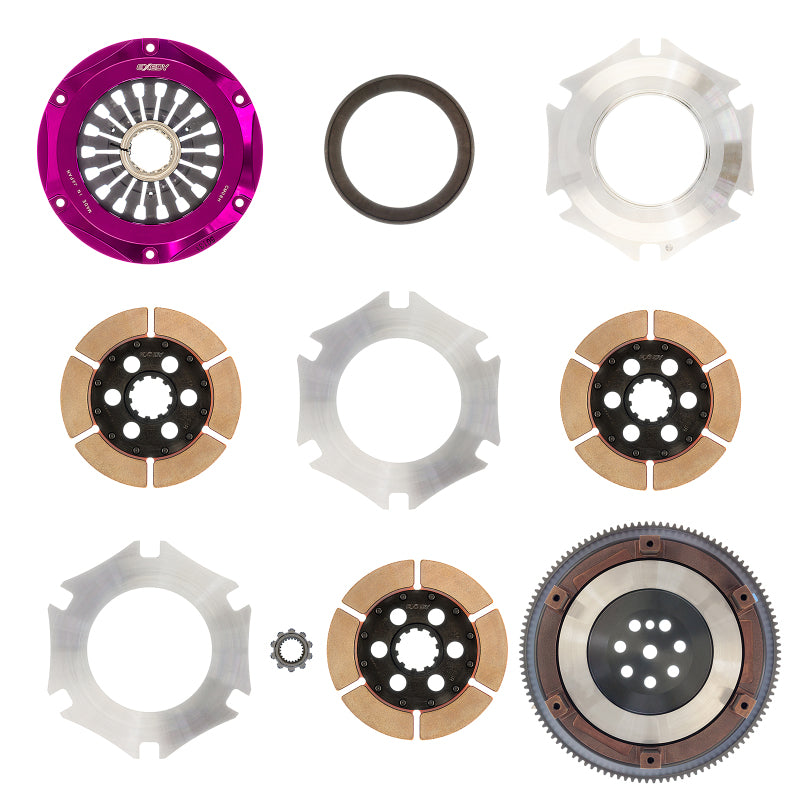 Exedy 1996-1996 Mitsubishi Lancer Evolution IV L4 Hyper Triple Cerametallic Clutch Rigid Pull Type - T1 Motorsports