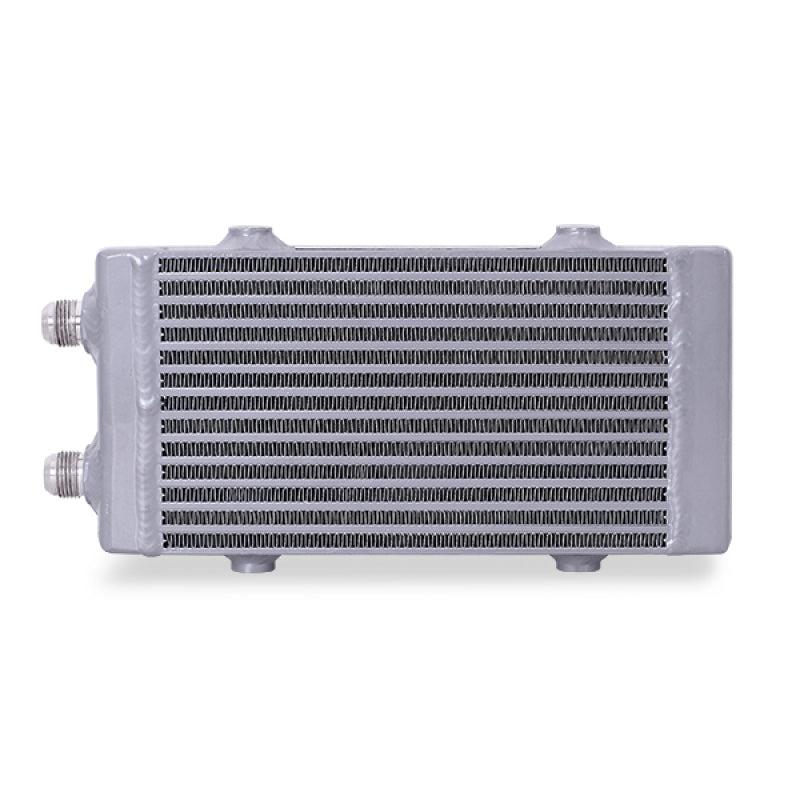 Mishimoto Universal Small Bar and Plate Dual Pass Silver Oil Cooler - T1 Motorsports