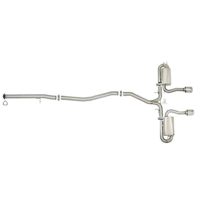 aFe Takeda 3in 304 SS Cat-Back Exhaust System w/Polished Tips 2017+ Honda Civic Si (4dr) I4 1.5L (t)
