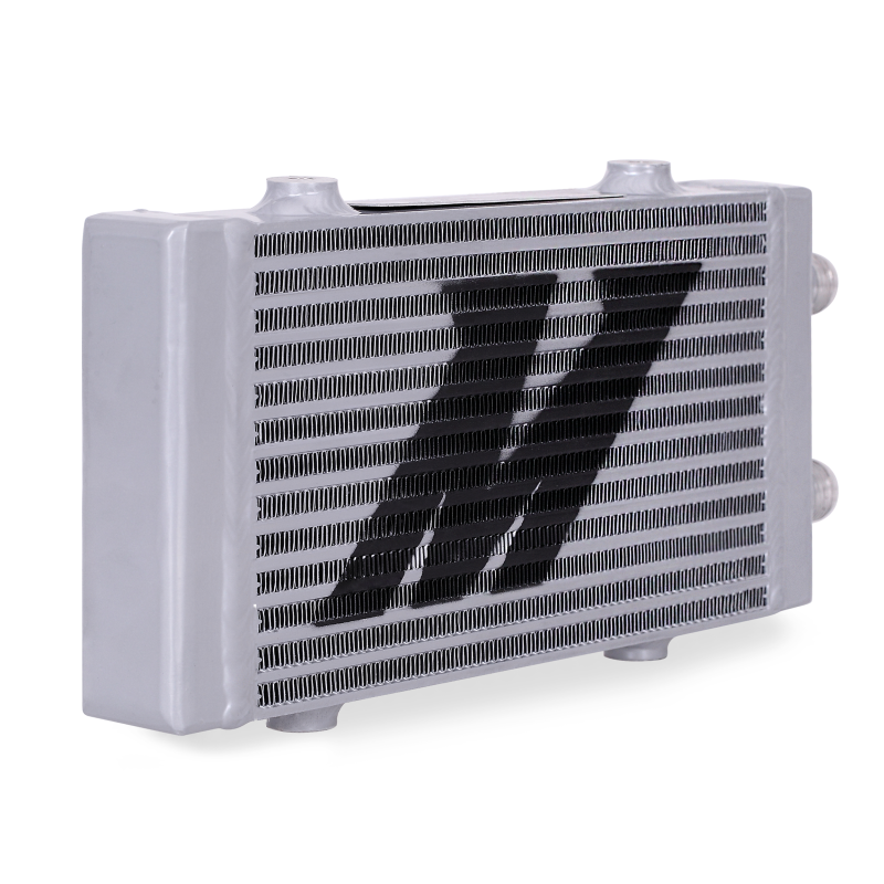 Mishimoto Universal Small Bar and Plate Dual Pass Silver Oil Cooler - T1 Motorsports