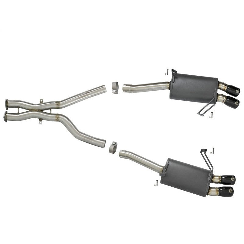 aFe MACH Force-Xp 2-1/2in 304 SS Cat-Back Exhaust w/ Black Tips 05-08 BMW Z4 M Coupe (E86) L6 3.2L