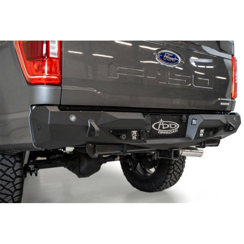 Addictive Desert Designs 2021 Ford F-150 Stealth Fighter Rear Bumper w/ Back up Sensors