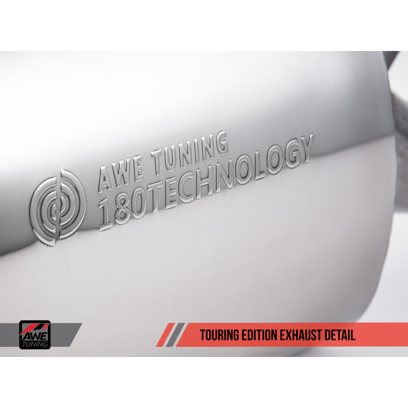 AWE Tuning Mk6 GLI 2.0T - Mk6 Jetta 1.8T Touring Edition Exhaust - Diamond Black Tips