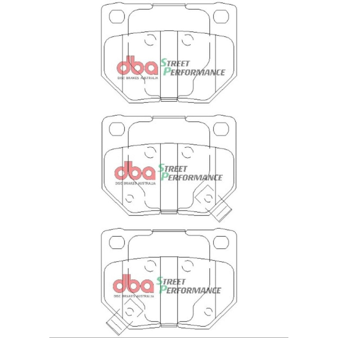 DBA 06-07 Subaru WRX SP500 Rear Brake Pads - T1 Motorsports
