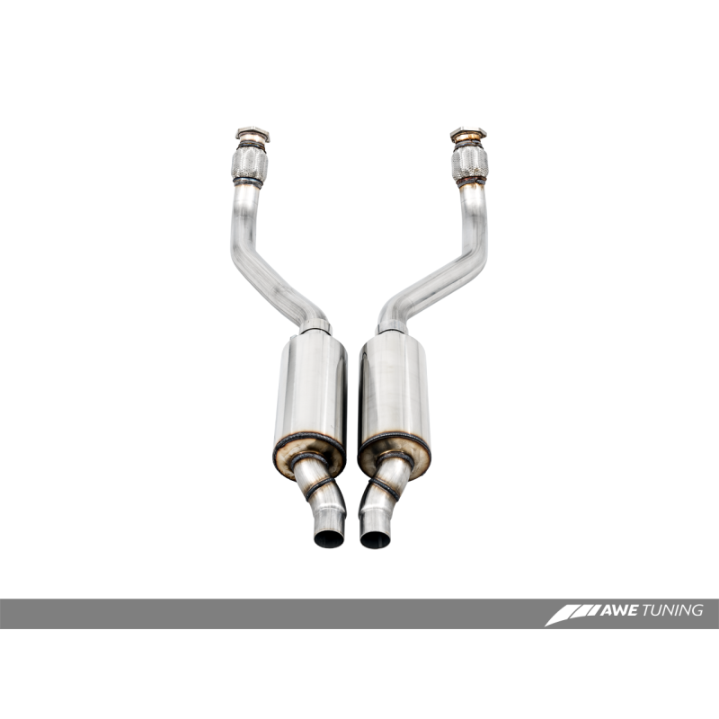 AWE Tuning Audi B8 / C7 3.0T Resonated Downpipes for S4 / S5 / A6 / A7