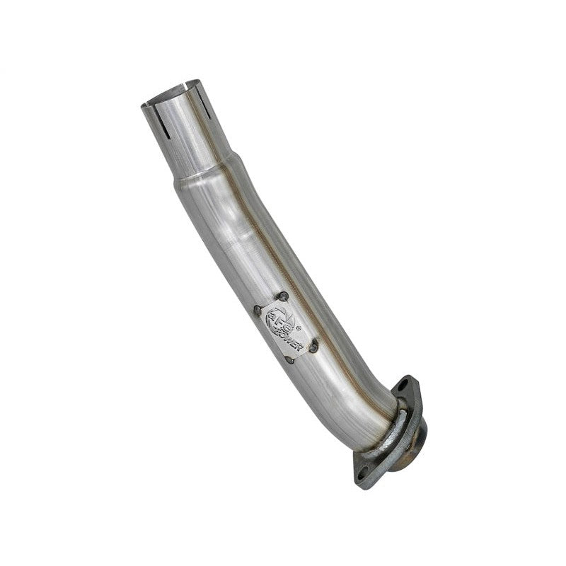 aFe Twisted Steel 2in Stainless Steel Loop Delete Down-Pipe 2018+ Jeep Wrangler (JL) V6 3.6L