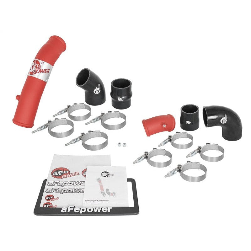 aFe Bladerunner Intercooler Tube Hot/Cold - Red 2017 Honda Civic Type R L4-2.0L (t)
