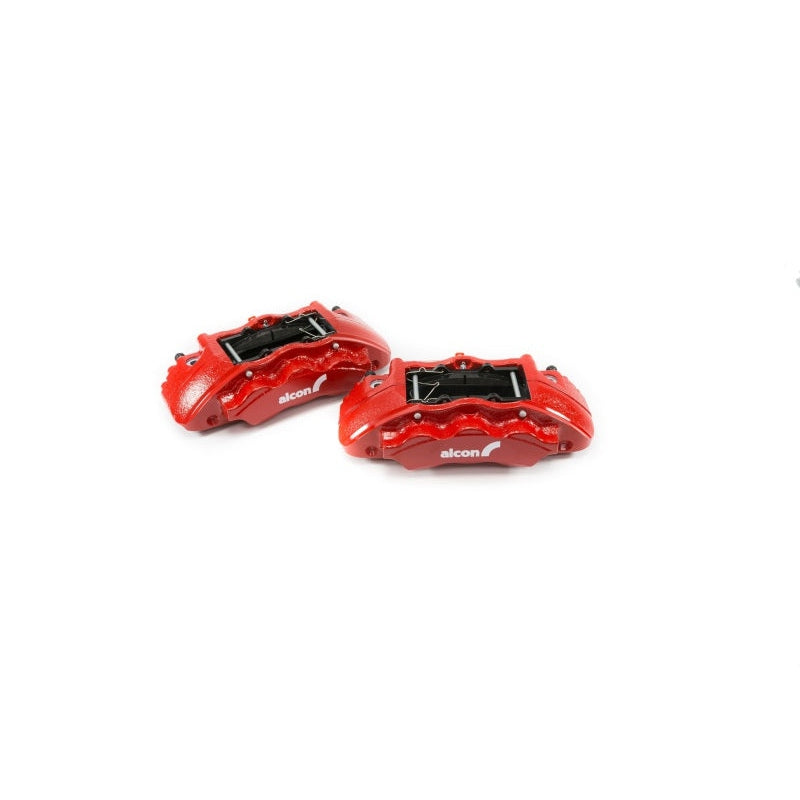 Alcon Ford 2019+ Ranger / 2020+ Bronco 350x34mm Rotors 6-Piston Red Calipers Front Brake Upgrade Kit - T1 Motorsports