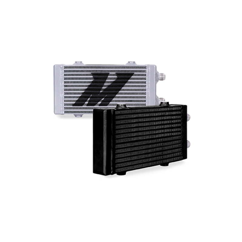 Mishimoto Universal Small Bar and Plate Dual Pass Silver Oil Cooler - T1 Motorsports