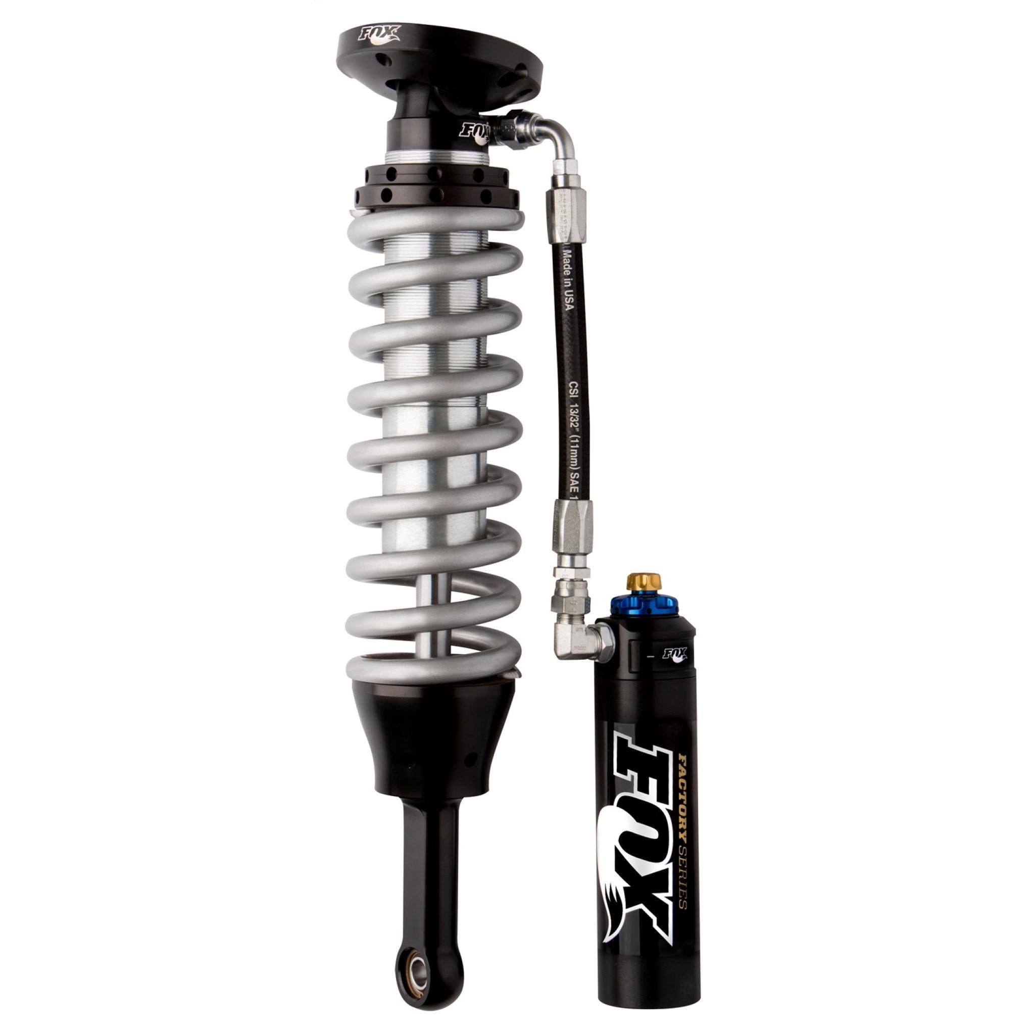 Fox 15+ Ford F-150 4WD 2.5 Factory Series 5.35in. R/R Coilover Shock Set w/DSC Adj. / 0-2in. Lift - T1 Motorsports