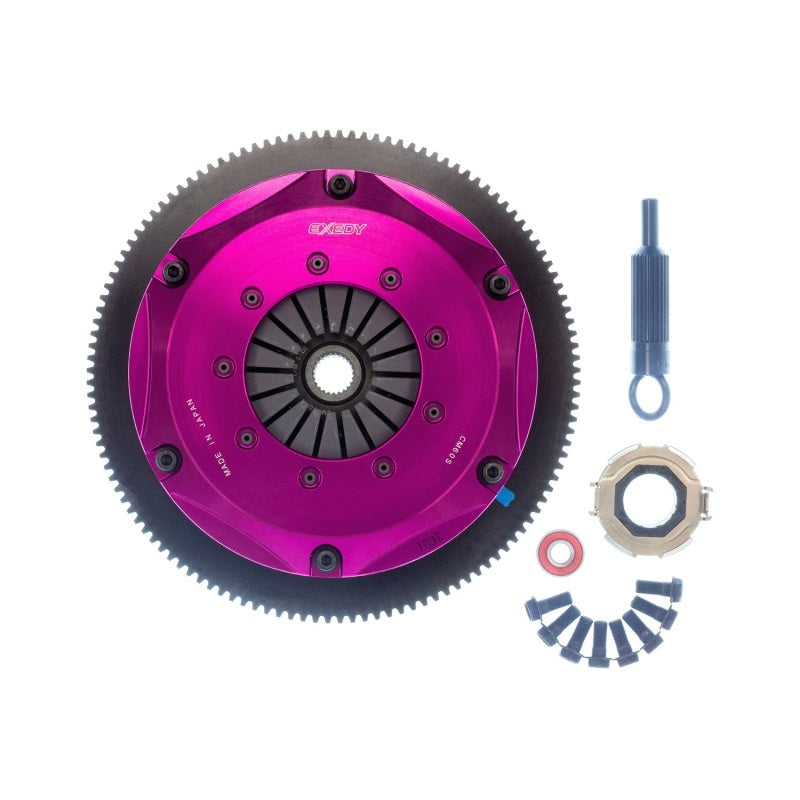 Exedy 2013-2016 Scion FR-S H4 Hyper Twin Cerametallic Clutch Sprung Center Disc Push Type Cover - T1 Motorsports