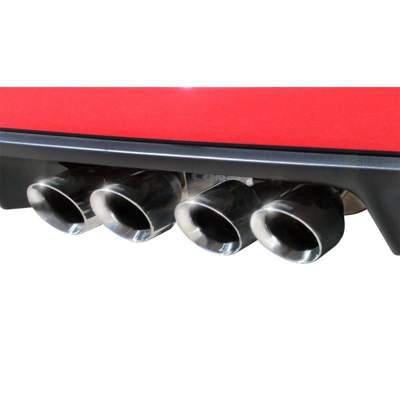 Corsa Xtreme Axle-Back Exhaust w/Dual Polished 3.5in Tips - 2009-2013 Chevrolet Corvette C6 6.2L V8
