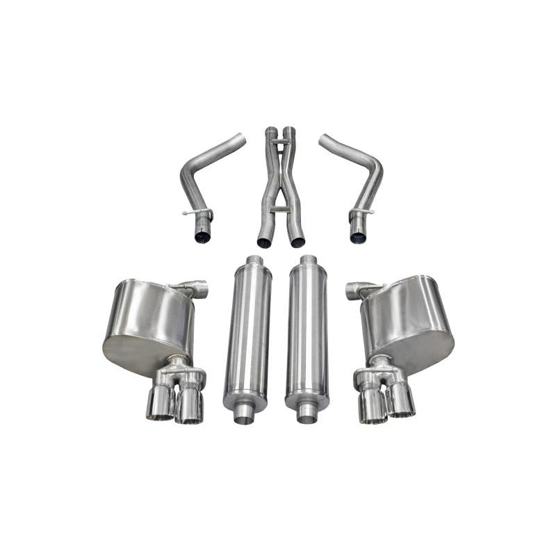 Corsa Xtreme Cat-Back Exhaust w/ Polished Tips - 2011-2014 Dodge Charger R/T 5.7L V8